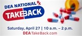 Drug Take-Back Event is Saturday, April 27 
