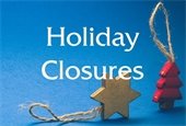 holiday closures