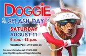 Doggie Splash Day is Aug. 11