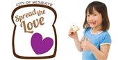 Spread the love logo and kid smiling with thumbs up