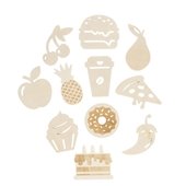 wood christmas ornaments