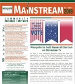 Front cover of October Mainstream newsletter