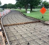 construction for the Real Texas Road project