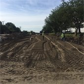 Town East Phase 2 subgrading the road