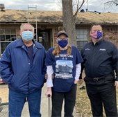 Councilmember B.W. Smith, Kay Ward, Mayor Bruce Archer