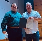 Mayor Archer and Officer Kalota