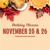 Holiday Closure Thanksgiving