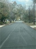 newly paved road