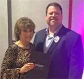 Diane Wright and Mayor Bruce Archer