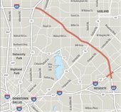 map of 635 e project