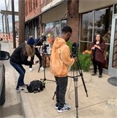 high school crew filming video