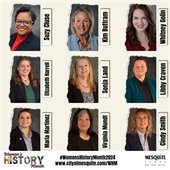 Women's History Month graphic