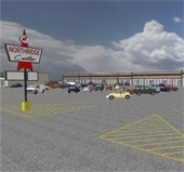 rendering of updated Northridge Shopping Center
