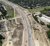 LBJ 635 East Project construction