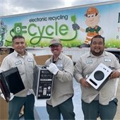 workers at Mesquite Recycles Day