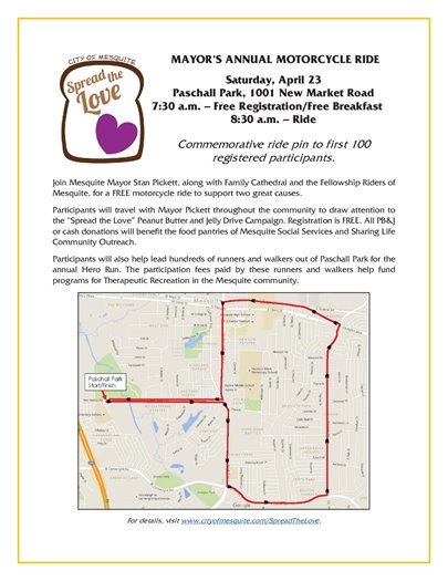 Mayor's Annual Motorcycle Ride