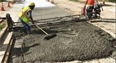 Real Texas Roads concrete pour
