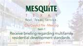 City Council discusses multifamily residential development standards
