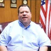 Mayor Bruce Archer in office during virtual storytime