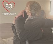 Two people hugging picture