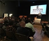 Mayor Stan Pickett speaking at Entrepreneurs Day 2018