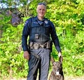 Officer Wilemon and K9 Axel