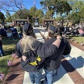 veterans watch celebration