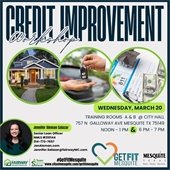 Credit improvement workshop flyer