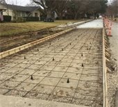 construction for the Real Texas Road project