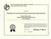 budget certificate