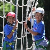 kids climbing ropes