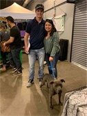 Lucy adopted at Animal Services event