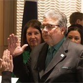 Daniel Aleman swering in