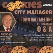 Cookies with the City Manager logo