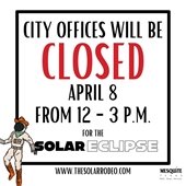 closure notice for April 8