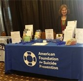 speaker staffing American Foundation for Suicide Prevention table