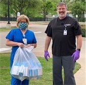 Eastfield College donates gloves