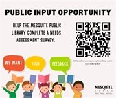 Library survey social graphic