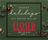 holiday closures graphic