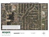 map view of area for construction