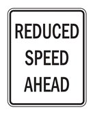 reduce speed ahead
