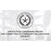 resolution condemning racism