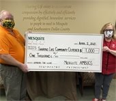 AMBUCS donates to Sharing Life for Spread the Love Campaign