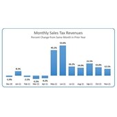November monthly sales tax revenues