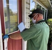 2020 census taker at door