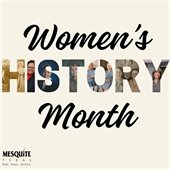 Women's History Month graphic