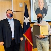 Mayor Bruce Archer and Sergeant Jason Taylor