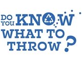 Text: Know What to Throw