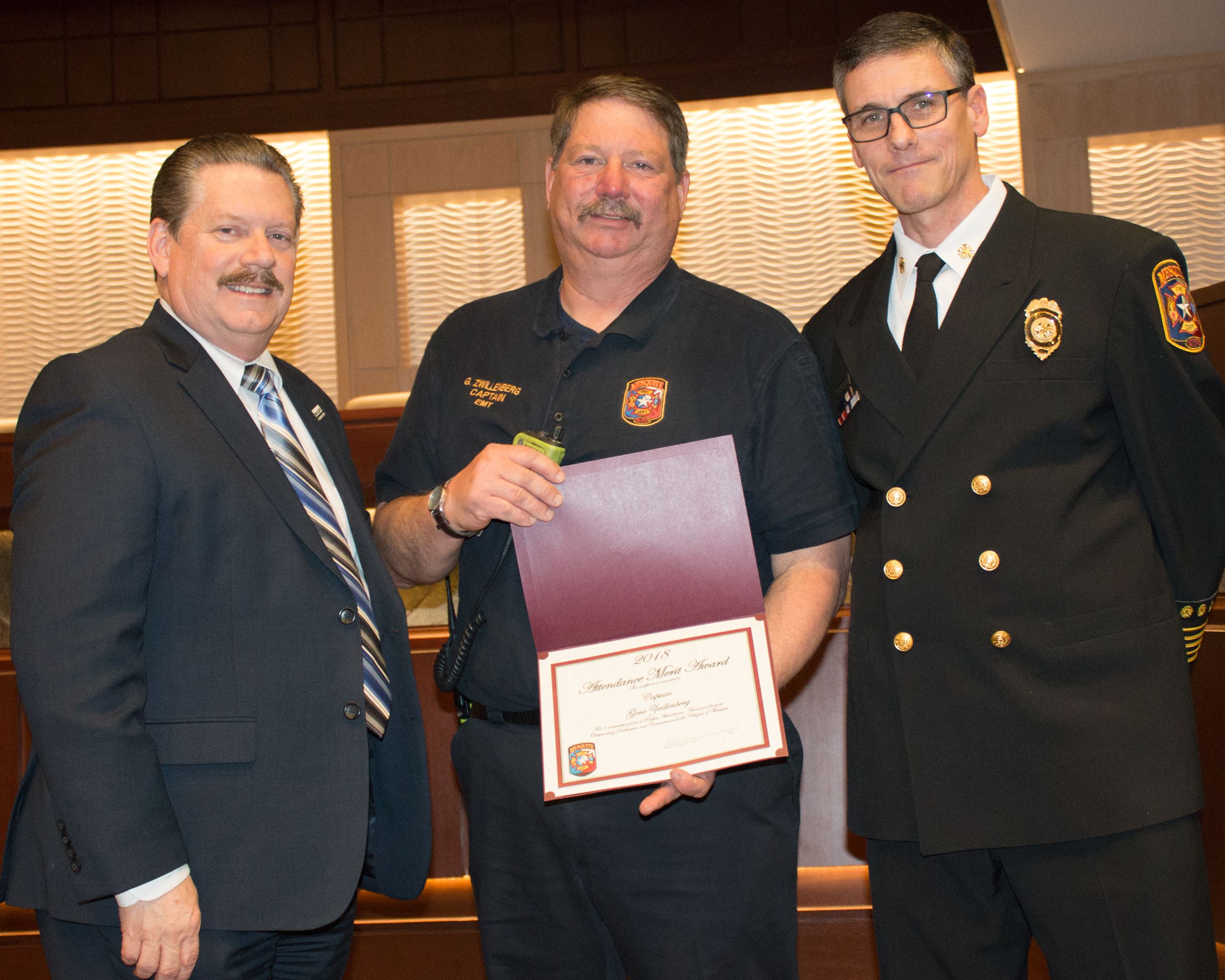 2018 Fire Attendance - Gene Zwillenberg