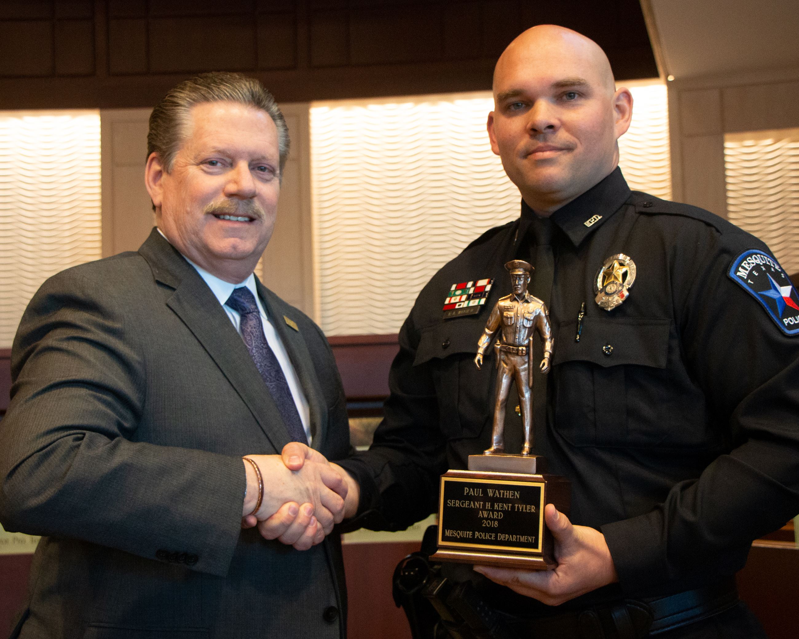 2019 Officer of the Year - Paul Wathen